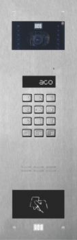 Panel domofonowy  (Centrala Master), do instalacji cyfrowych do 1020 lokali, ACO INSPIRO 6+ ACO